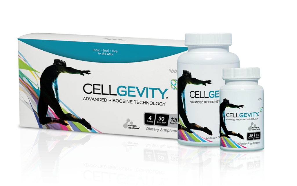 Cellgevity box and bottles